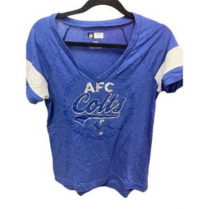 Women's Colts Soft V-neck Tshirt, size Medium